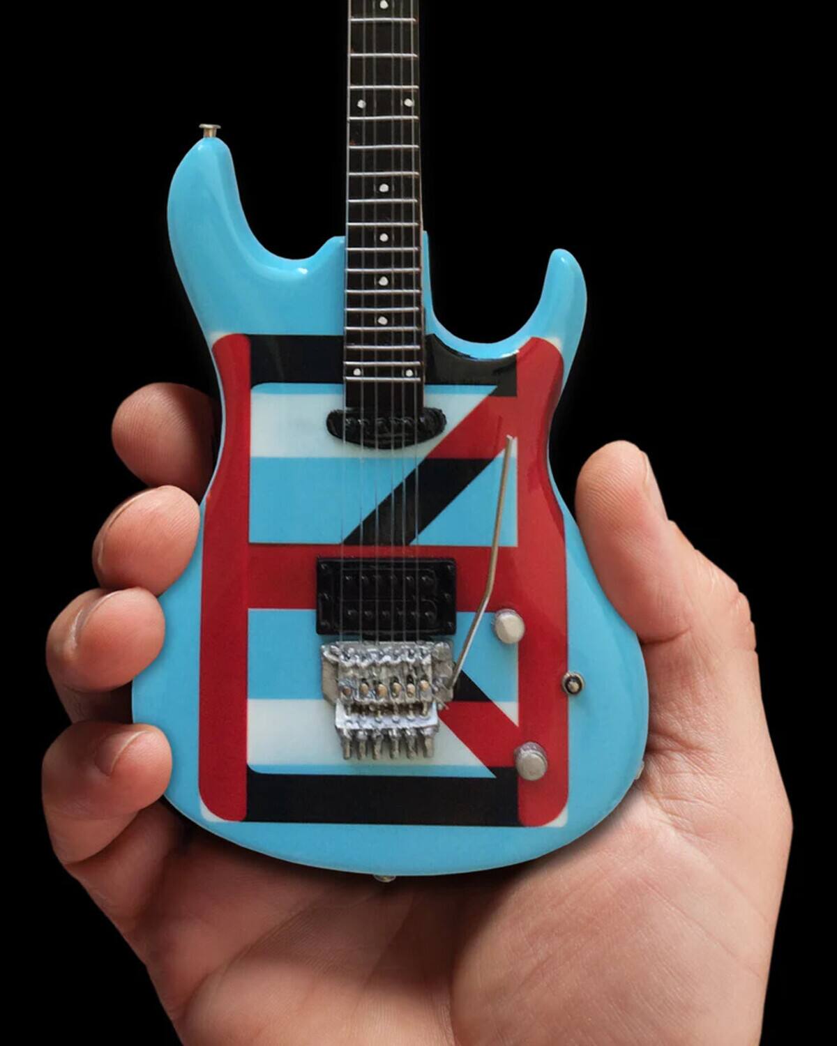 Alt View 3. Axe Heaven - Chickenfoot - Axe Heaven Joe Satriani Chickenfoot Miniature Guitar JS-603   - Collectibles - Multicolor.