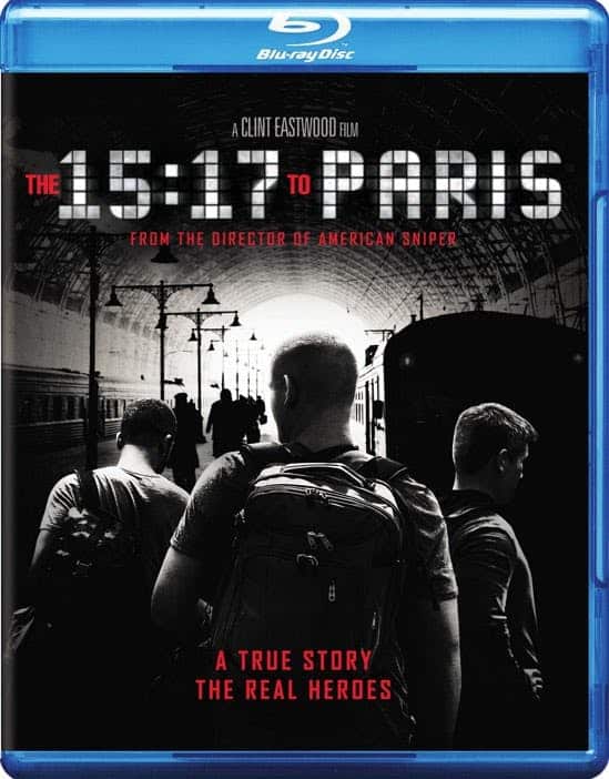 Front. The 15:17 to Paris [Blu-ray].