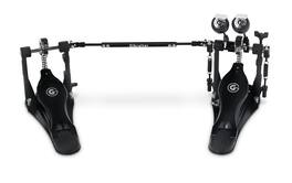 Gibraltar Hardware - Stealth G Drive Double Bass Drum Pedal, Dual Pedal with Top Frame Hoop Clamp, Aluminum Base, Rocker Hub Spring