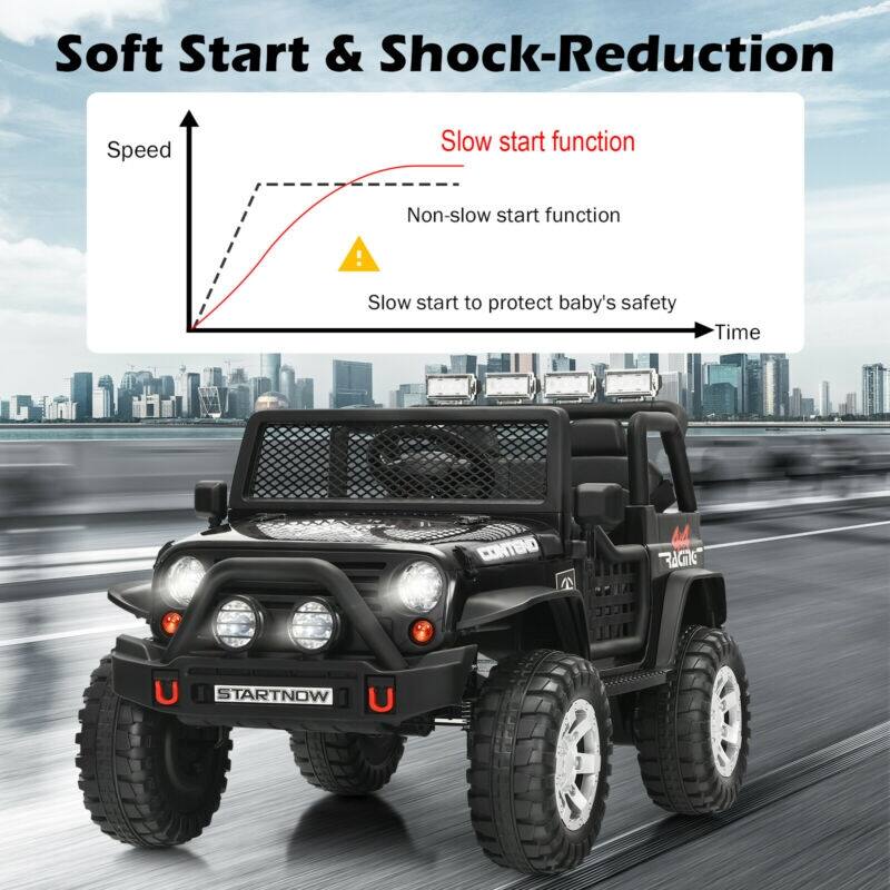 Soft Start & Shock-Reduction Speed Slow start function Non-slow start function Slow start to protect baby's safety Time