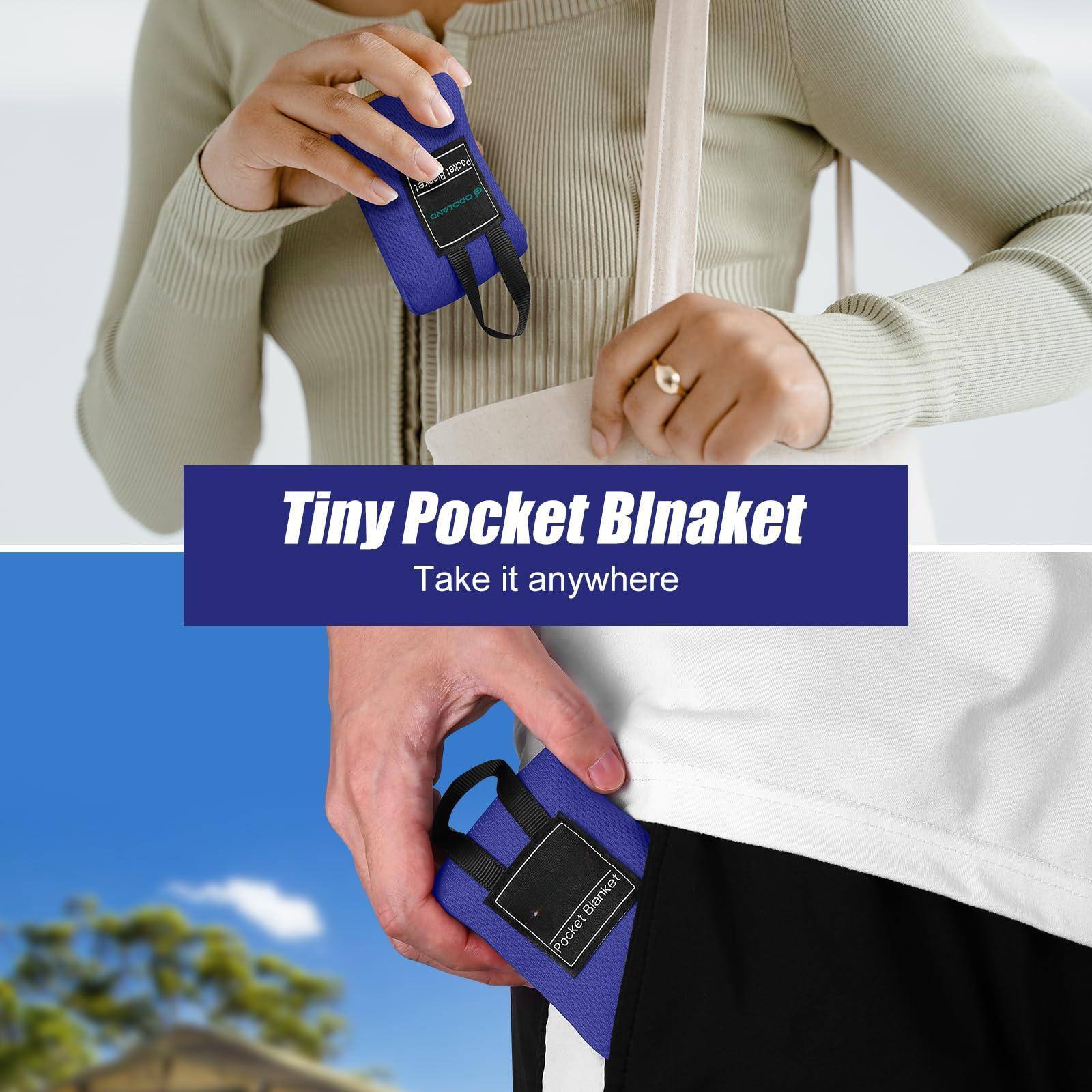 Tiny Pocket Blanket  
Take it anywhere