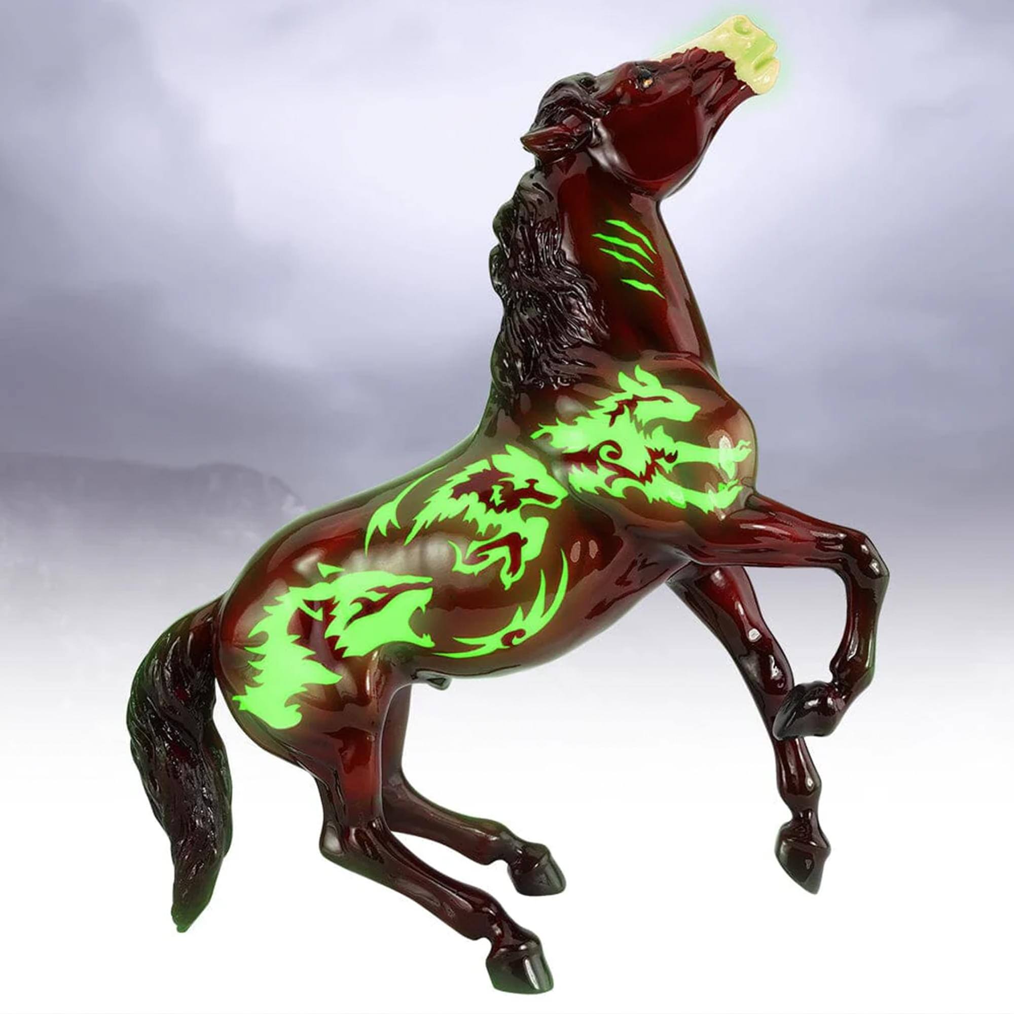 Alt View 10. Breyer - Breyer 1:9 Scale Model Horse | Beowulf 2024 Halloween Horse - Red.