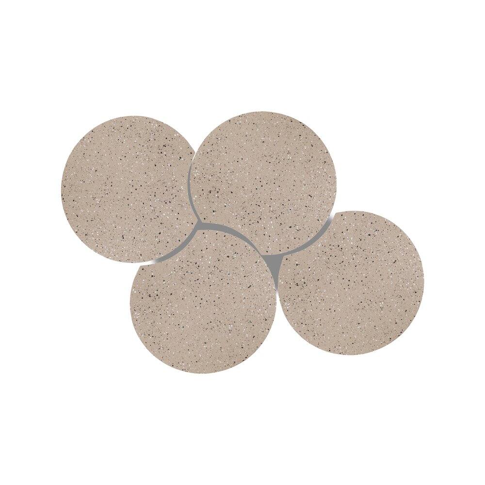 Alt View 2. Meridian Furniture - Dimple Taupe Coffee Table - Grey.