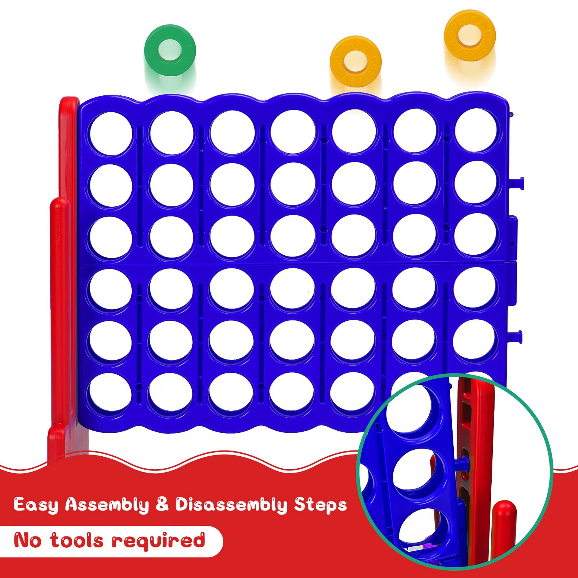 Easy Assembly & Disassembly Steps  
No tools required