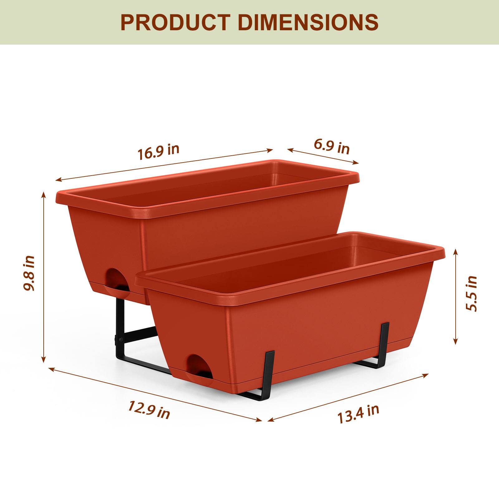PRODUCT DIMENSIONS
16.9 in
6.9 in
9.8 in
5.5 in
12.9 in
13.4 in