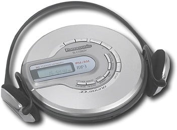 Angle Standard. Panasonic - Portable CD Player w/Digital AM/FM Tuner & MP3 Playback.