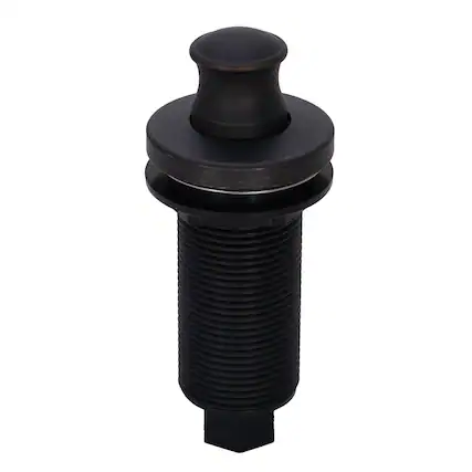 Front. Akicon - Akicon Brass Garbage Disposal Air Switch Kit with Sink Top On/Off Push Button in Oil Rubbed Bronze - Oil Rubbed Bronze.