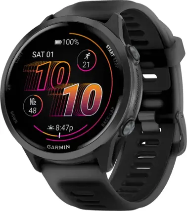 The text on the image reads: "100% SAT 01 START LIGHT STOP 21 UP 10 48 VO2 10 LAP DOWN BACK-LA 8:47p I FORERUNNER GARMIN". This text is grouped and corrected as follows:
100% SAT 01 START LIGHT STOP 21 UP 10 48 VO2 10 LAP DOWN BACK-LA 8:47p I FORERUNNER GARMIN
100% SAT 01 START LIGHT STOP 21 UP 10 48 VO2 10 LAP DOWN BACK-LA 8:47p I FORERUNNER GARMIN
100% SAT 01 START LIGHT STOP 21 UP 10 48 VO2 10 LAP DOWN BACK-LA 8:47p I FORERUNNER GARMIN
100% SAT 01 START LIGHT STOP 21 UP 10 48 VO2 10 LAP DOWN BACK-LA 8:47p I FORERUNNER GARMIN
100% SAT 01 START LIGHT STOP 21 UP 10 48 VO2 10 LAP DOWN BACK-LA 8:47p I FORERUNNER GARMIN
100% SAT 01 START LIGHT STOP 21 UP 10 48 VO2 10 LAP DOWN BACK-LA 8:47p I FORERUNNER GARMIN
100% SAT 01 START LIGHT STOP 21 UP 10 48 VO2 10 LAP DOWN BACK-LA 8:47p I FORERUNNER GARMIN
100% SAT 01 START LIGHT STOP 21 UP 10 48 VO2 10 LAP DOWN BACK-LA 8:47p