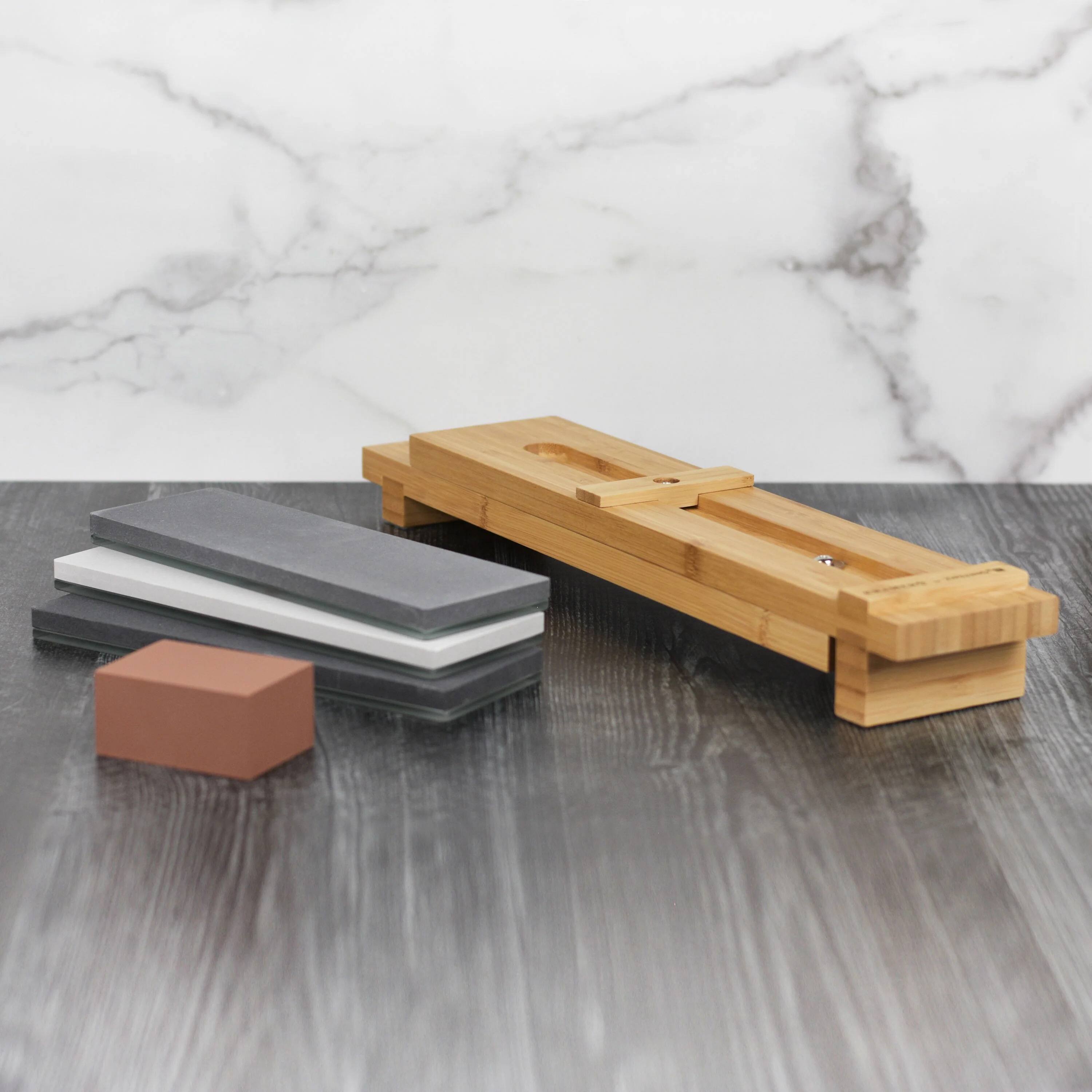 Alt View 3. ZWILLING - KRAMER by ZWILLING 1000 Grit Glass Water Sharpening Stone - Grey.