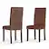 Front. Simpli Home - Acadian Parson Dining Chair (Set of 2) - Distressed Saddle Brown.