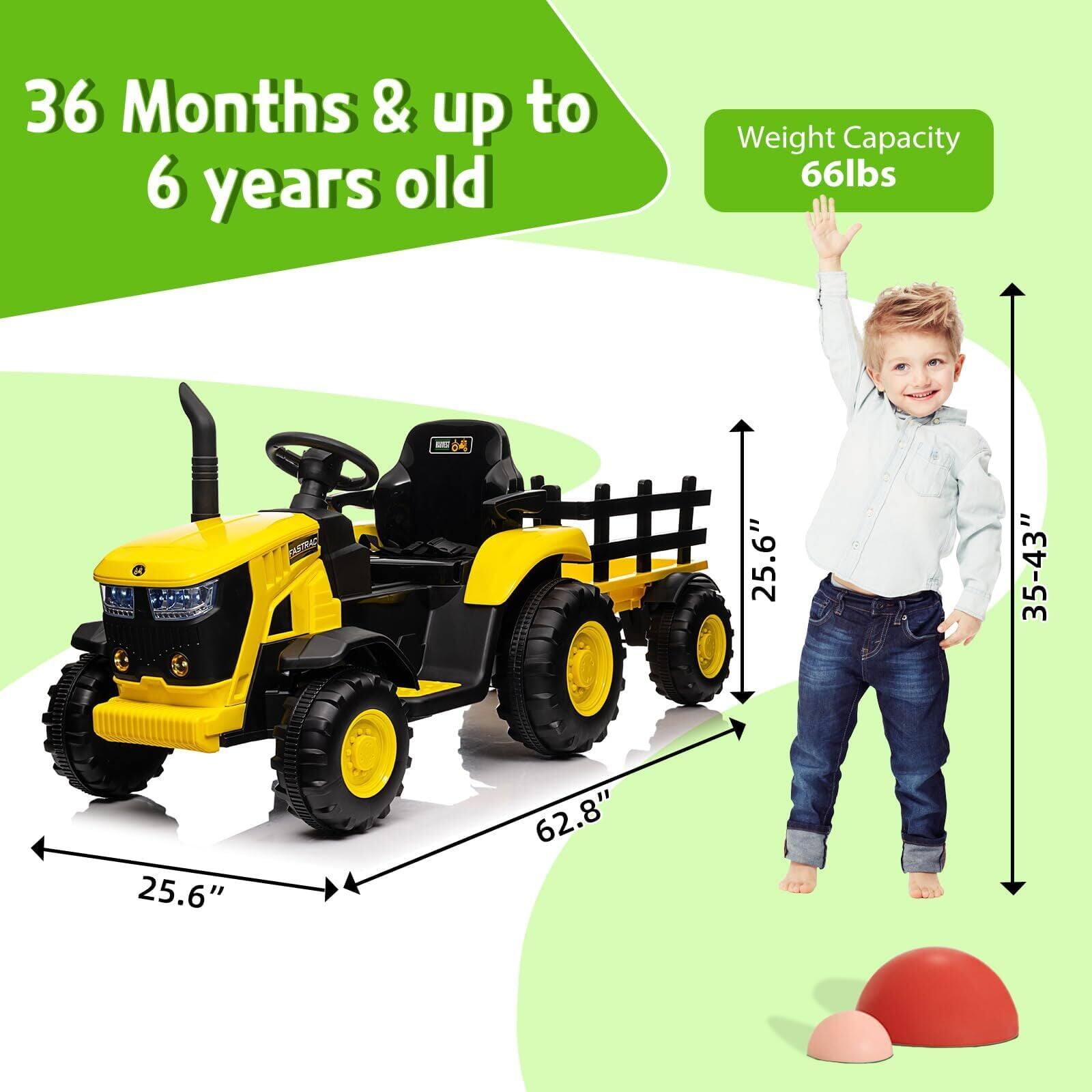 36 Months & up to 6 years old

Weight Capacity 66lbs

25.6" 35-43" 25.6" 62.8"