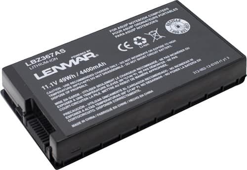 Front Standard. Lenmar - Lithium-Ion Battery for Asus X83V Laptops.