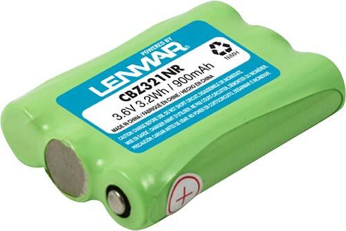 Front Standard. Lenmar - Nickel-Metal Hydride Battery for Nortel T7406E Cordless Phones - Black.