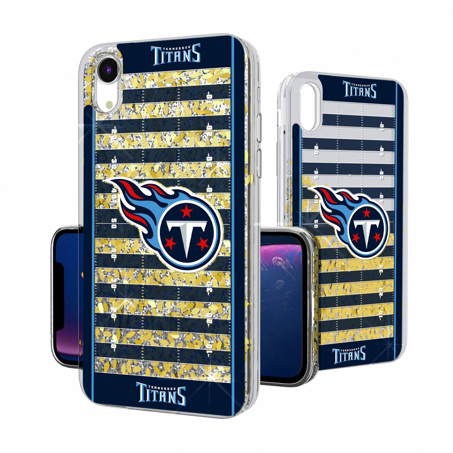 Keyscaper - NFL - Tennessee Titans iPhone Field Design Glitter Case - 16 Pro - Multicolor