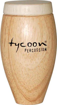 Front. Tycoon Percussion - Conga Skin Shaker - Brown.