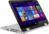 Front Zoom. HP - Pavilion x360 2-in-1 13.3" Touch-Screen Laptop - Intel Core i3 - 4GB Memory - 500GB Hard Drive - Natural Silver/Ash Silver.
