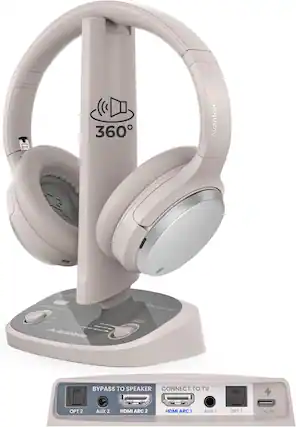 360 Avantree REC2 CAOs
Avantree BYPASS TO SPEAKER
- OPT 2
- AUX 2
- HDMI ARC 2
CONNECT TO TV
- HDMI ARC 1
- AUX 1
- OPT 1
- DC IN