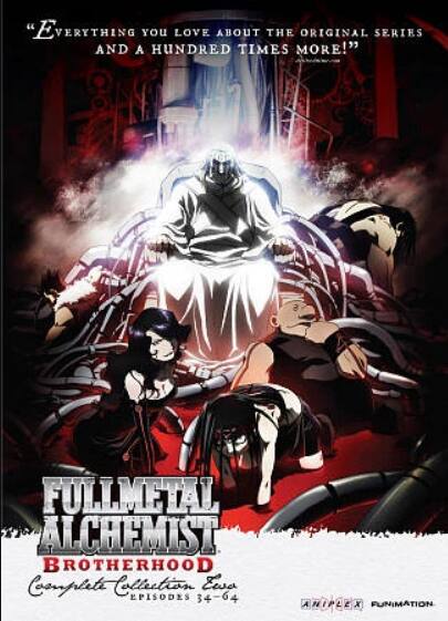 Front. Fullmetal Alchemist Brotherhood  Complete Collection TWO EPISODES 34-64 DVD.