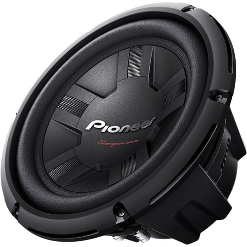 Pioneer - Champion Series 10" Dual-Voice-Coil 4-Ohm Subwoofer - Black - Larger Front