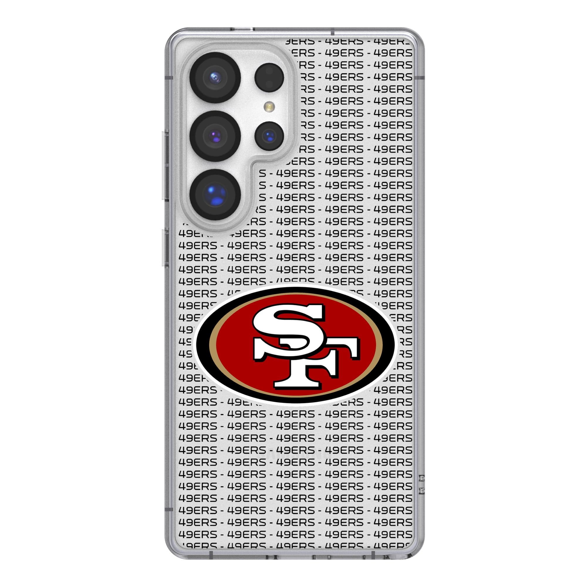 Keyscaper - NFL - San Francisco 49ers Galaxy Clear Text Backdrop Design Case - S25 - Multicolor price history on PriceWatchPro