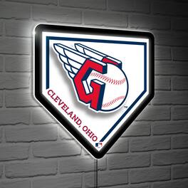 Evergreen Enterprises - Cleveland Guardians LED Wall Home Plate - Multicolor