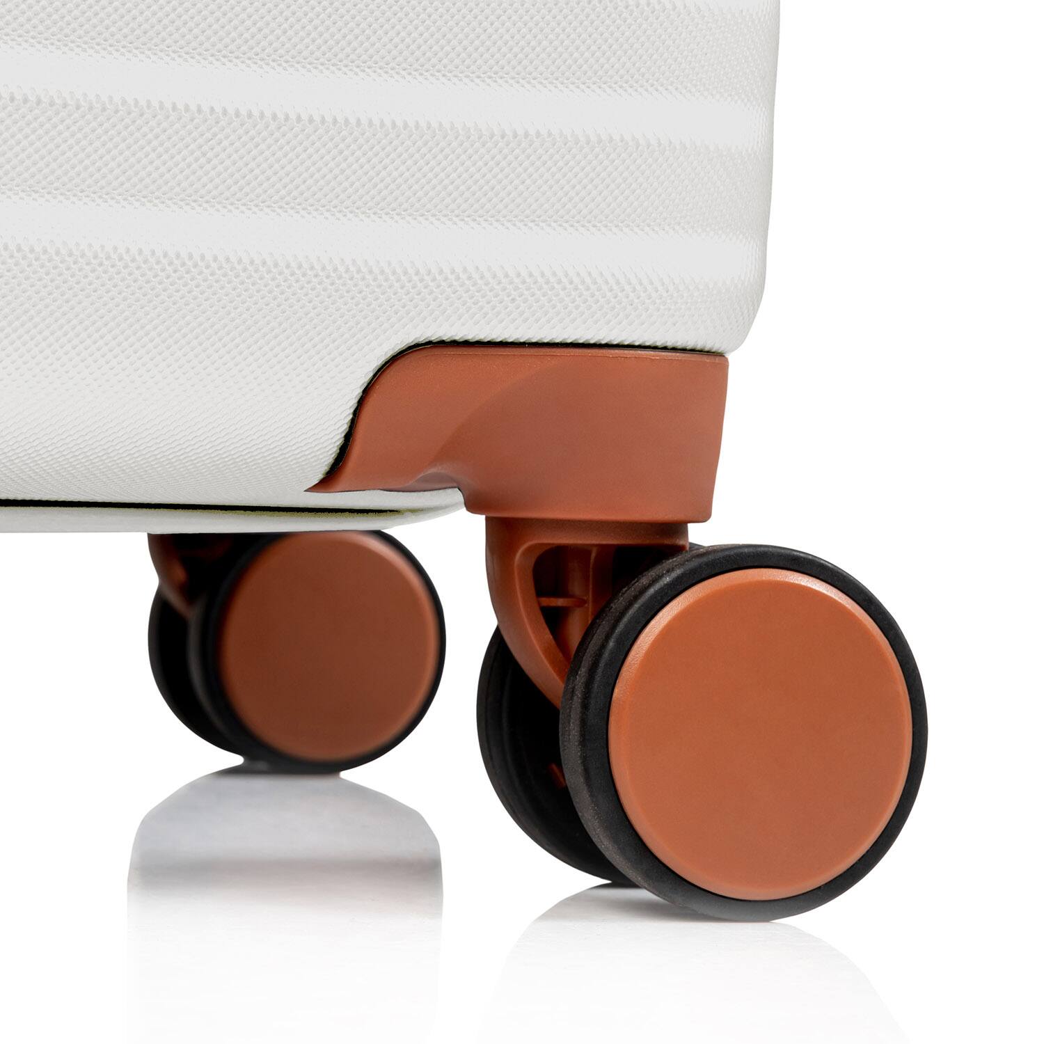 Alt View 1. Champs - Vintage II Collection Medium Luggage Case - Ivory.