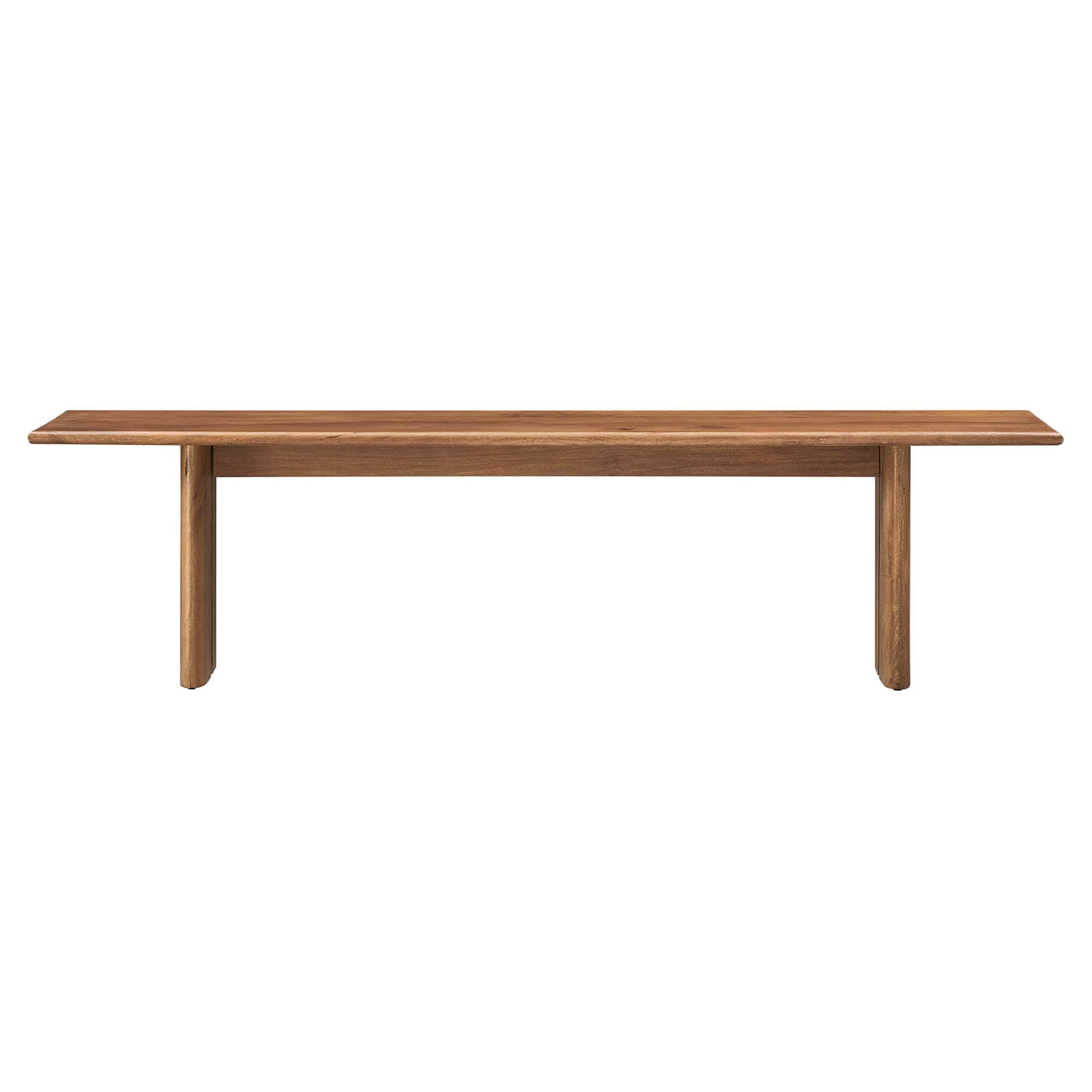 Alt View 1. Modway - Amistad 72" Wood Bench by Modway - Brown.