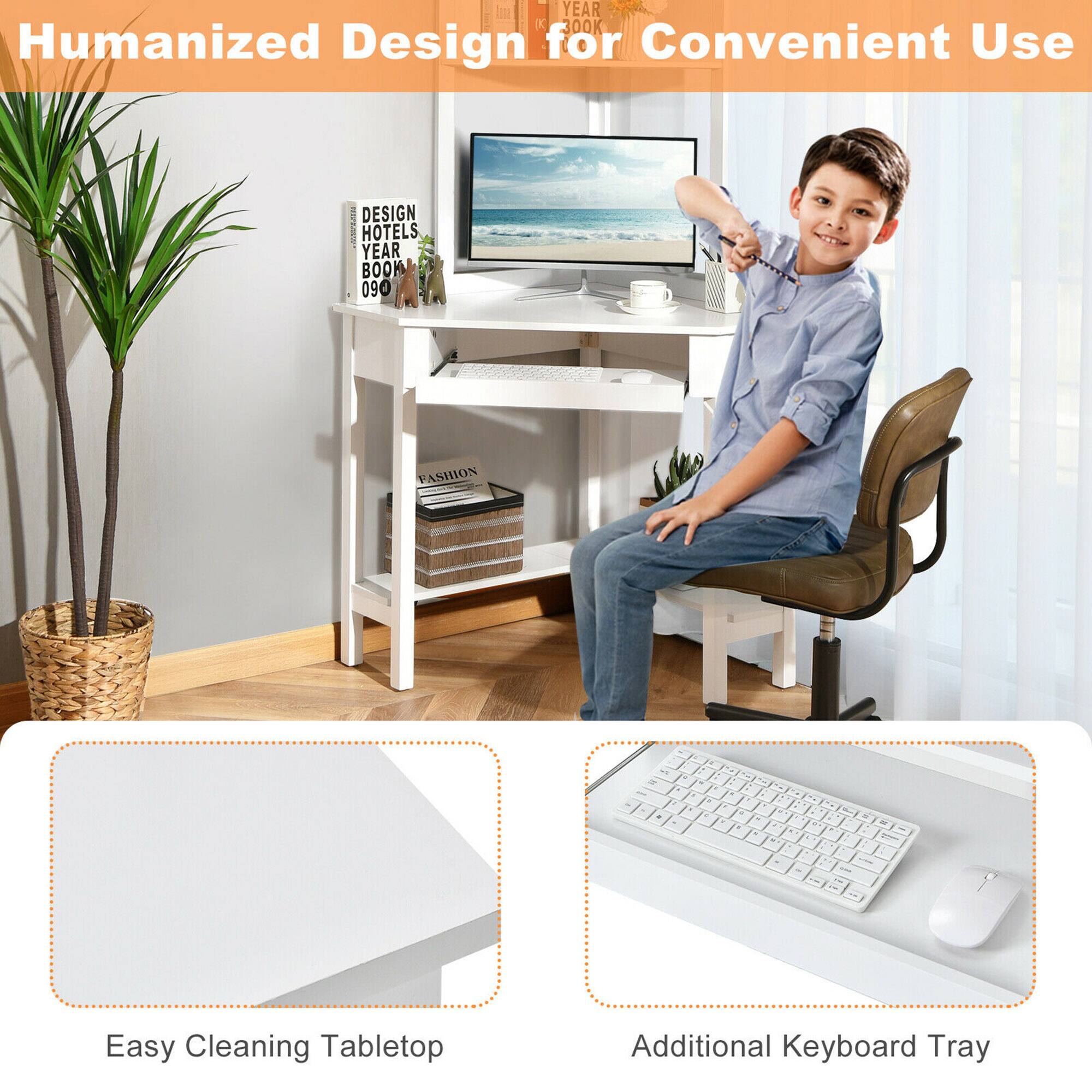 Humanized Design for Convenient Use

Easy Cleaning Tabletop
Additional Keyboard Tray