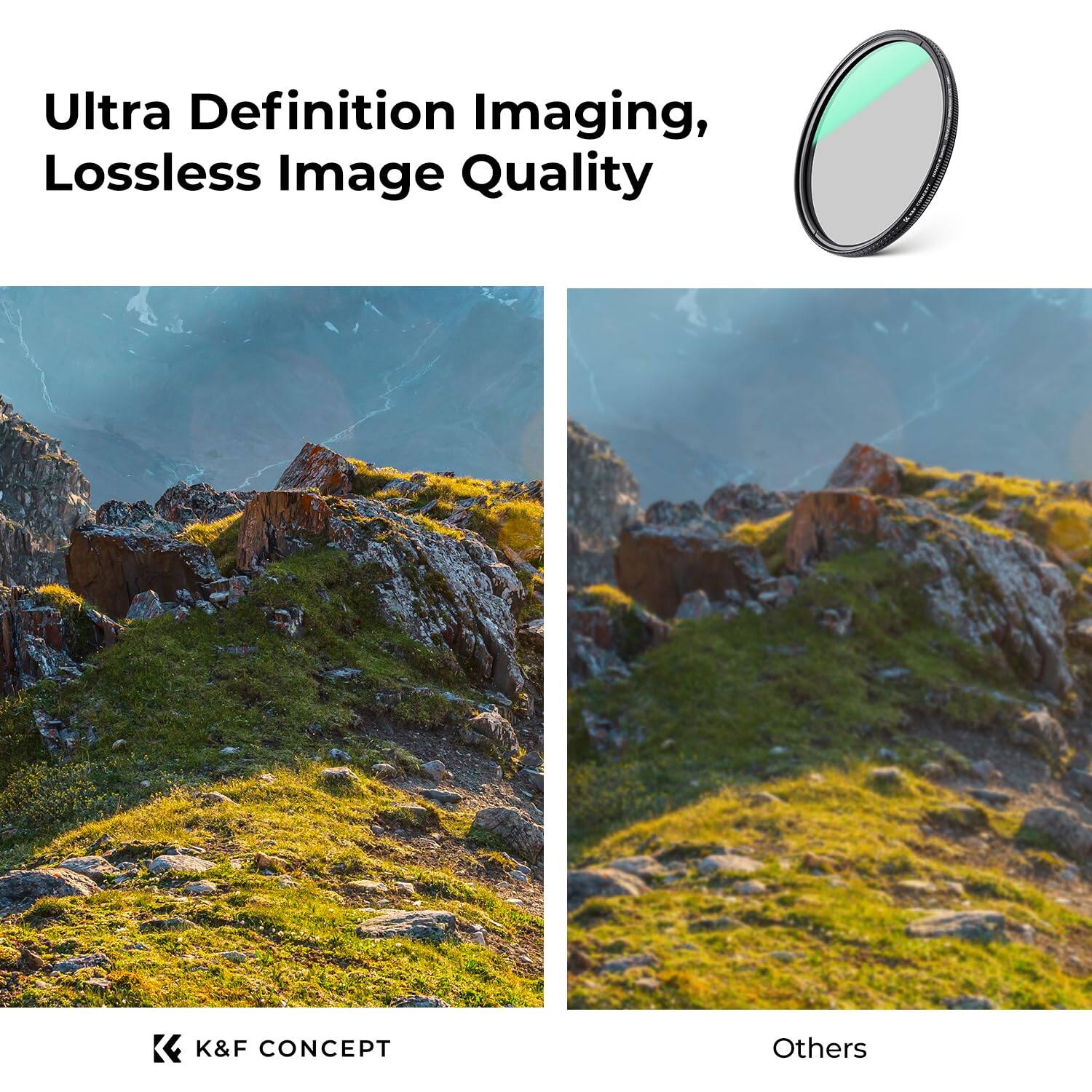 Ultra Definition Imaging, Lossless Image Quality

K&F CONCEPT

Others