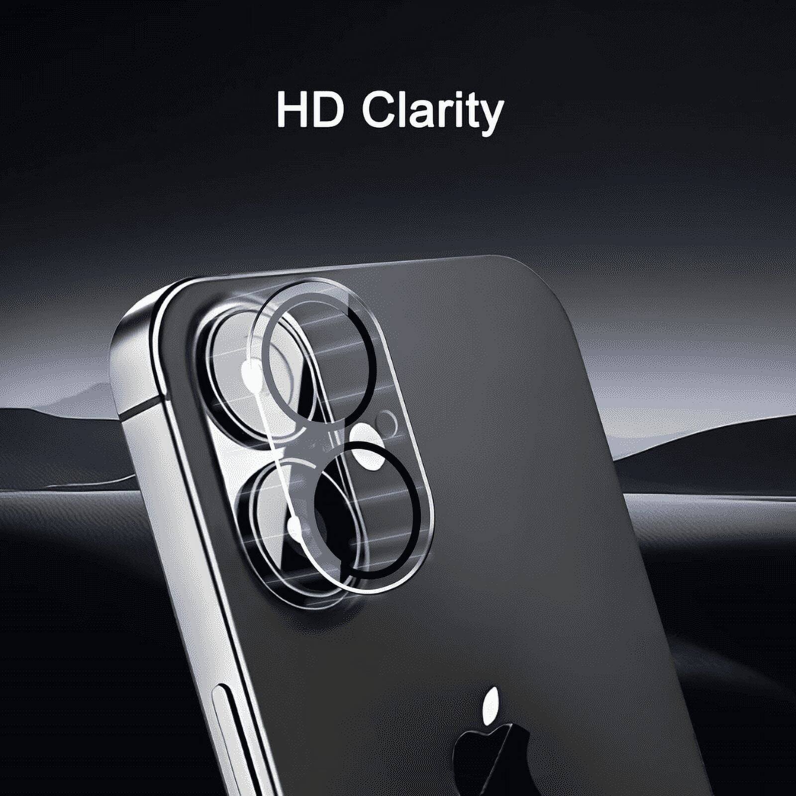 Alt View 1. Entronix - Entronix Clear Camera Lens Protector for iPhone 16 - 3-Pack - Clear.