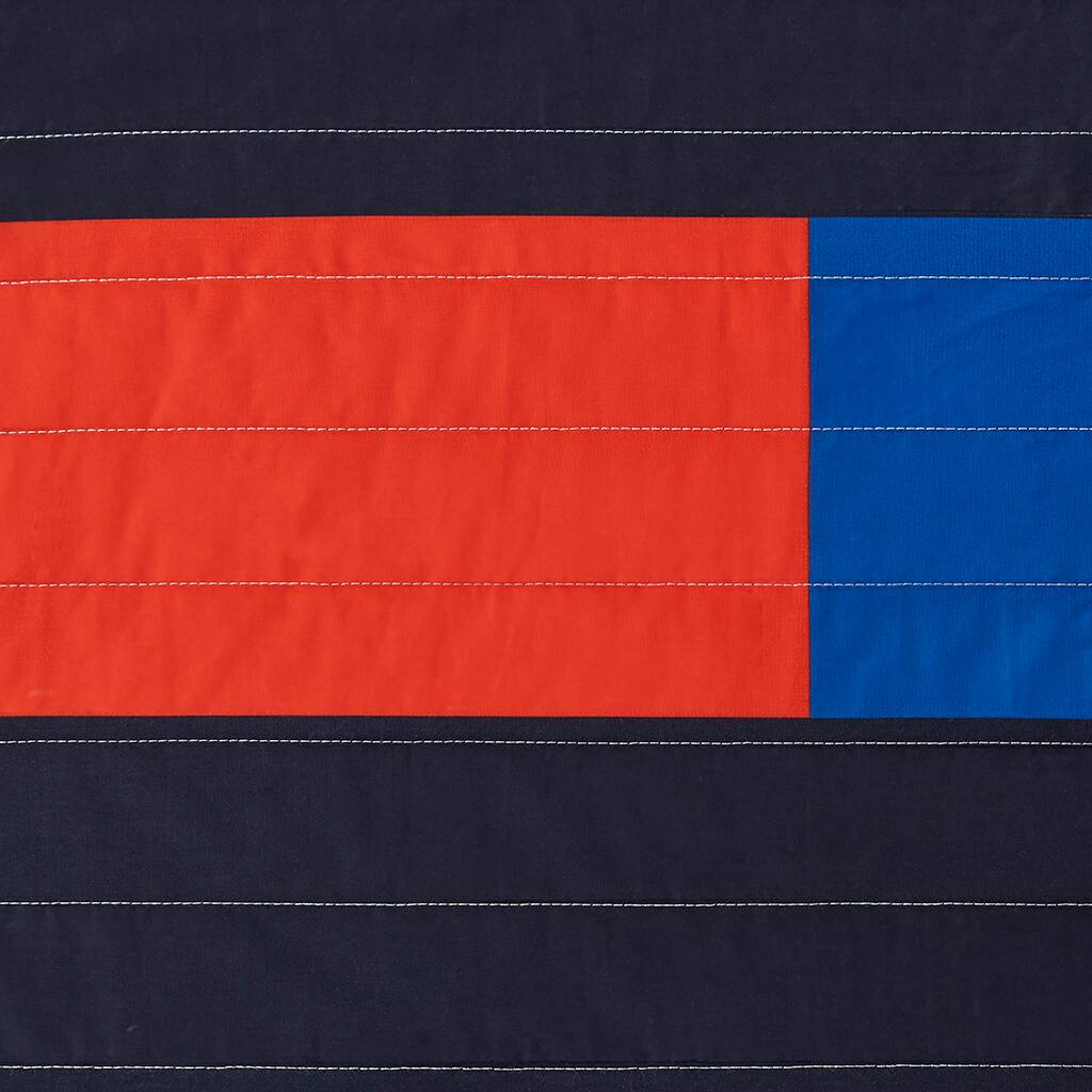 Alt View 5. Gracie Mills - Gracie Mills Kaelith Stripe Printed Quilt Set - White/Yellow.