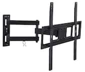Mount-It! - Full Motion TV Wall Mount for 32–70" – 90° Swivel, Tilt, Cable Management, VESA Compatible, 77 lb Capacity - Black