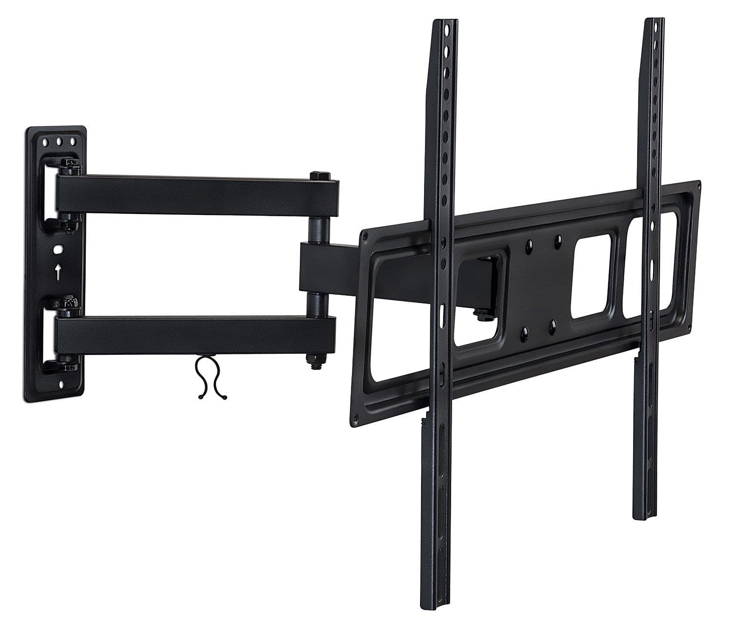 Mount-It! - Full Motion TV Wall Mount for 32–70" – 90° Swivel, Tilt, Cable Management, VESA Compatible, 77 lb Capacity - Black