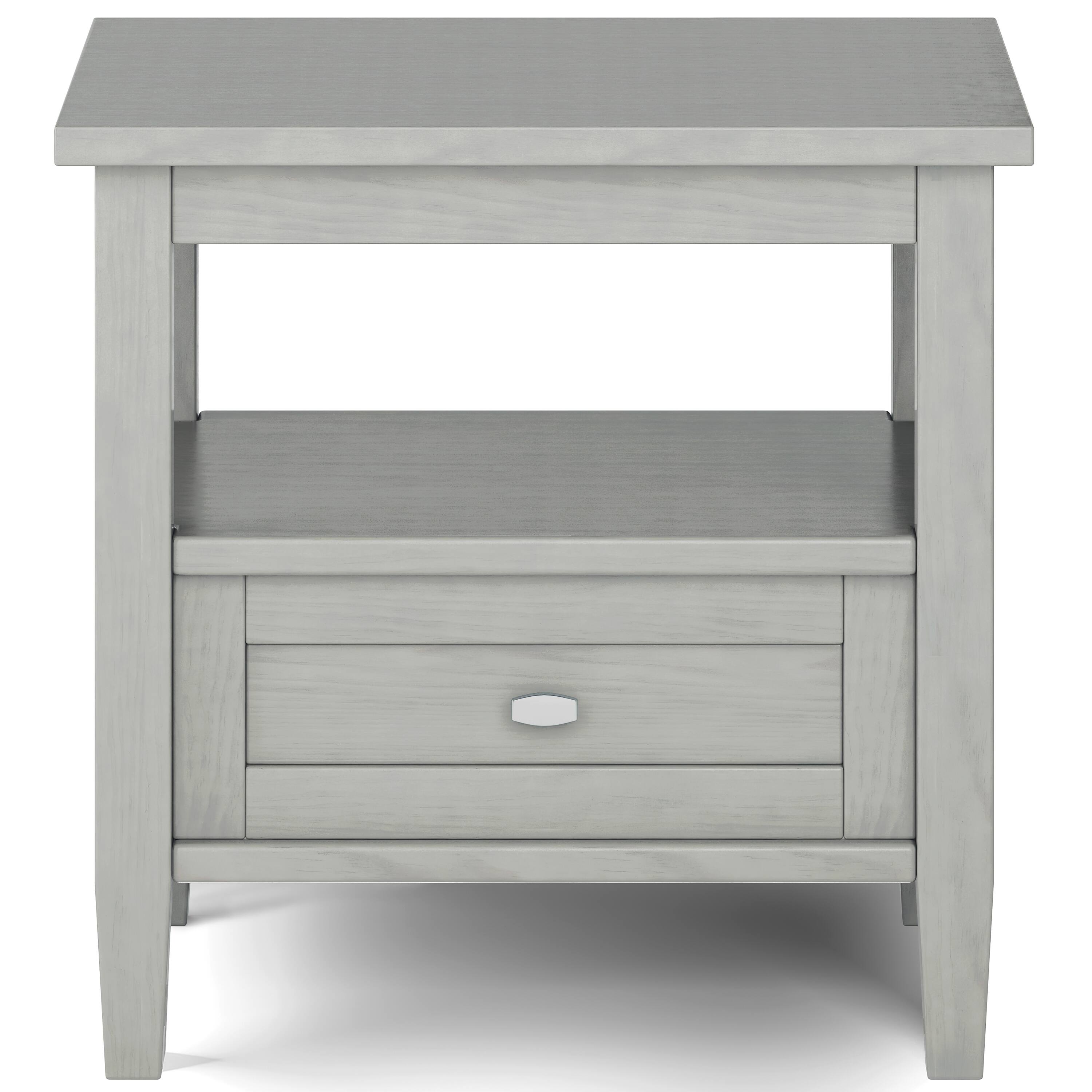 Alt View 12. Simpli Home - Warm Shaker End Table - Fog Grey.