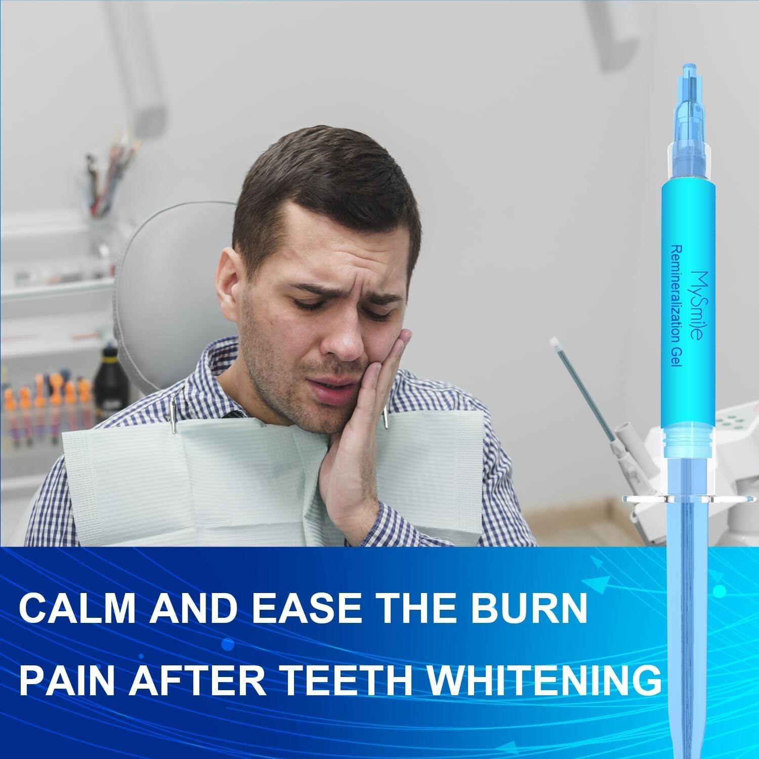 Remineralization MySmile Gel CALM AND EASE THE BURN PAIN AFTER TEETH WHITENING