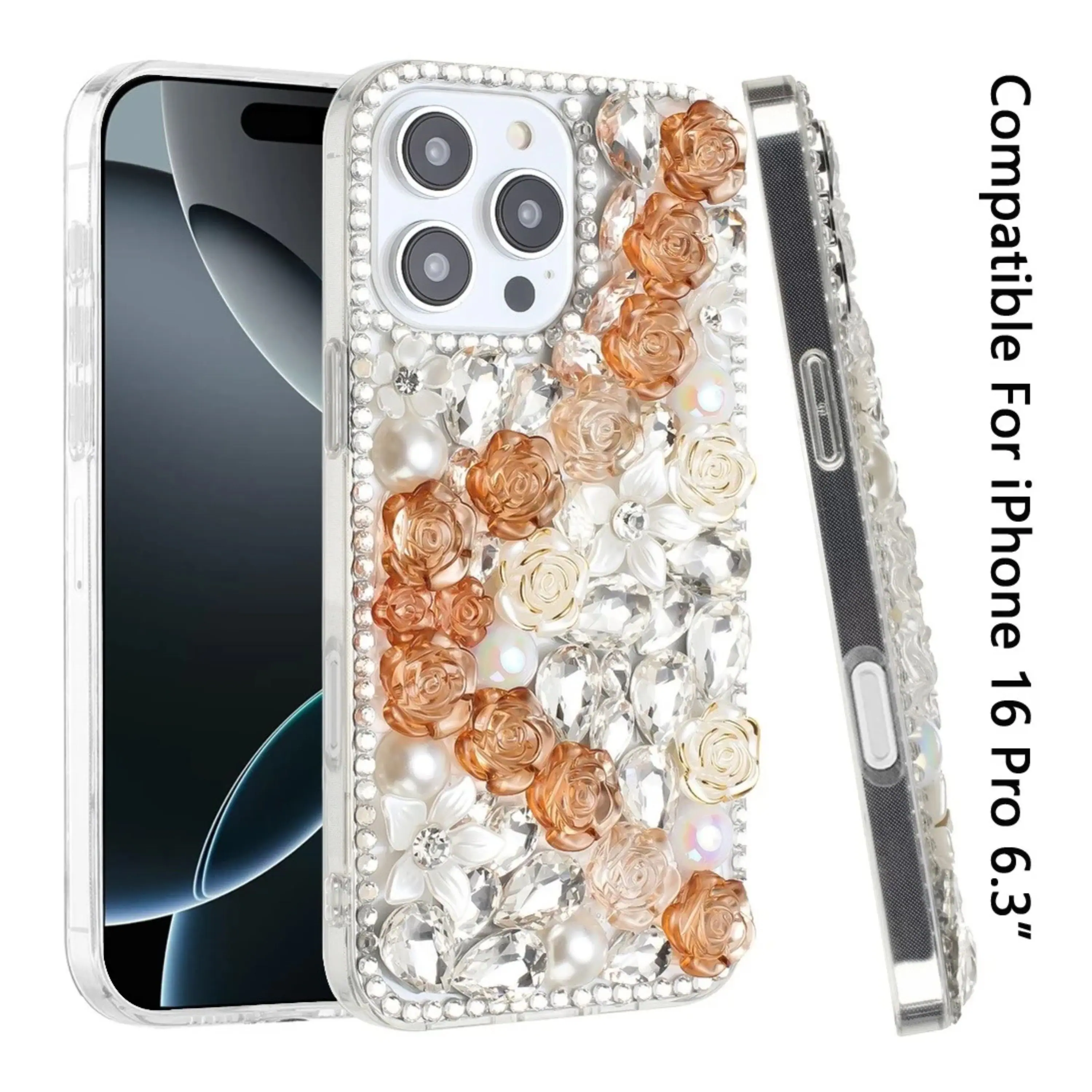 Compatible For iPhone 16 Pro 6.3"