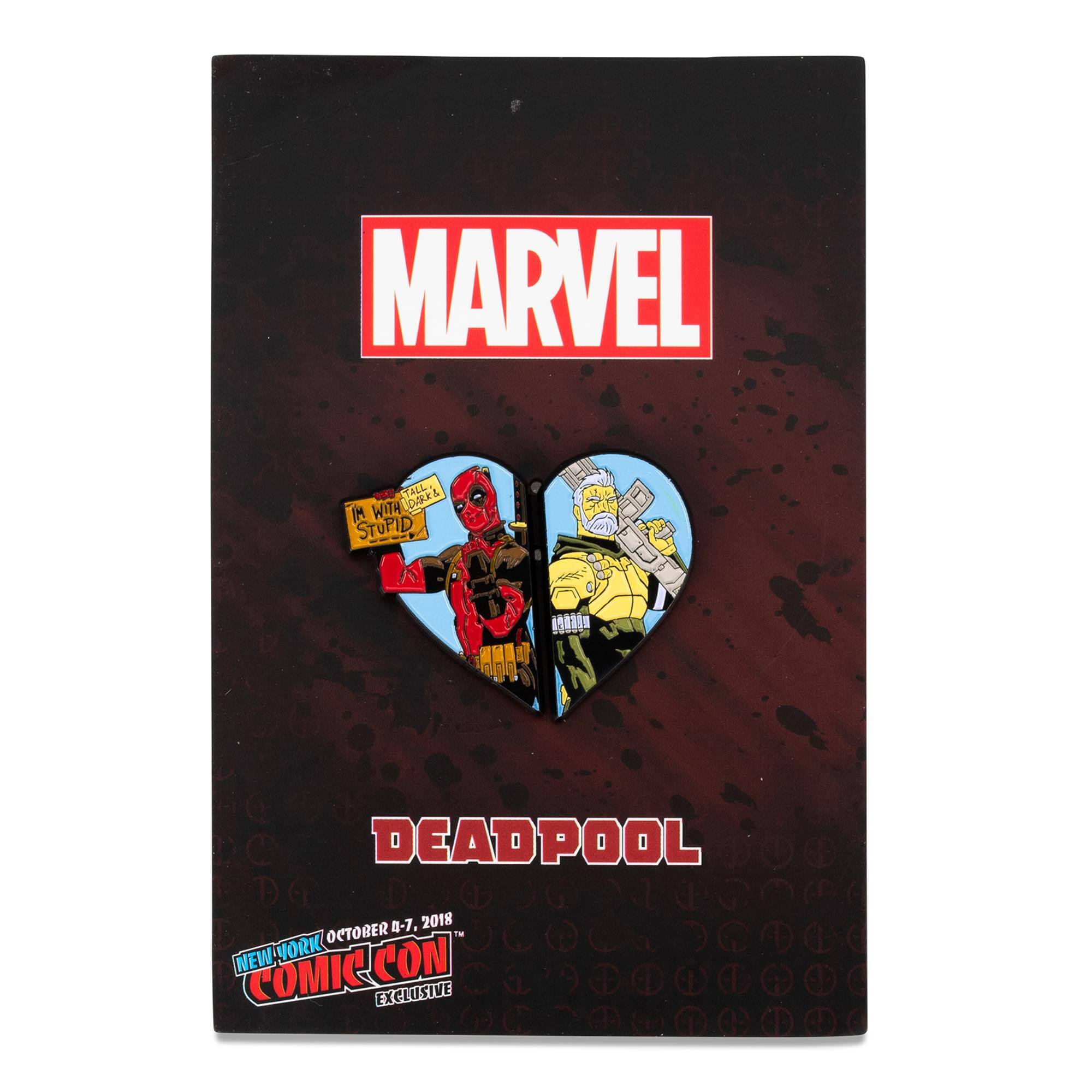 MARVEL

DEADPOOL

NEW YORK COMIC CON
OCTOBER 8-7, 2018
EXCLUSIVE

"I'M WITH STUPID"