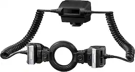 OM System - STF-8 Macro Flash, Weather-Sealed Twin Light, TTL Wireless Control for Micro Four Thirds Cameras