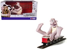 Flatbed Wagon and Wallace Figure 5 piece Set The Wrong Trousers (1993) Movie Wallace & Gromit Diecast Model Car by Corgi - Multi