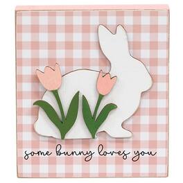 BreeBe - Some Bunny Loves You Bunny & Tulip Block - Multi