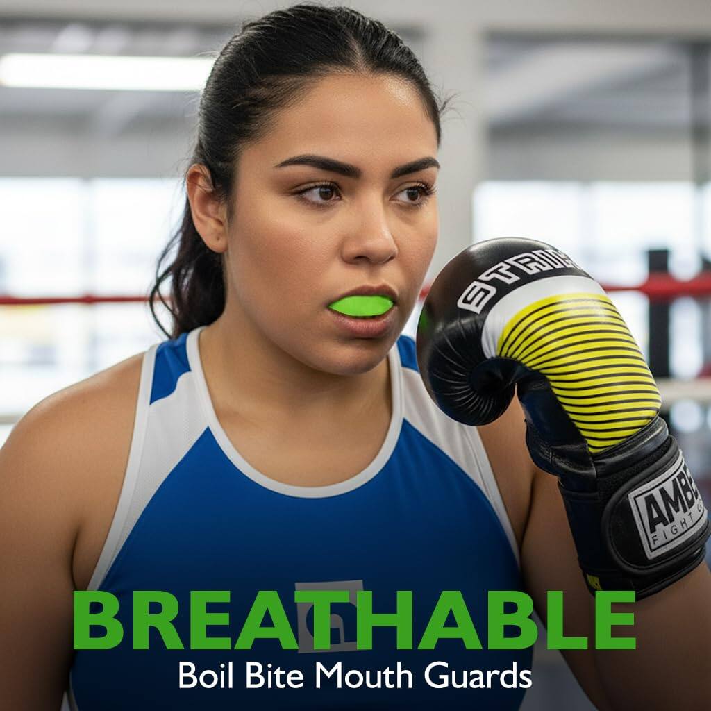 STRONG S AB FIGHT 6 BREATHABLE Boil Bite Mouth Guards