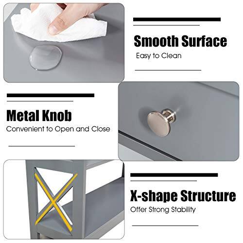 Smooth Surface, Easy to Clean, Metal Knob, Convenient to Open and Close, X-shape Structure, Offer Strong Stability