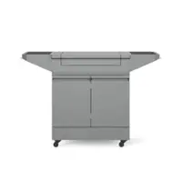 TYTUS Grills - Emberwood Gas Grill & Prep Cart - gray - Front_Zoom