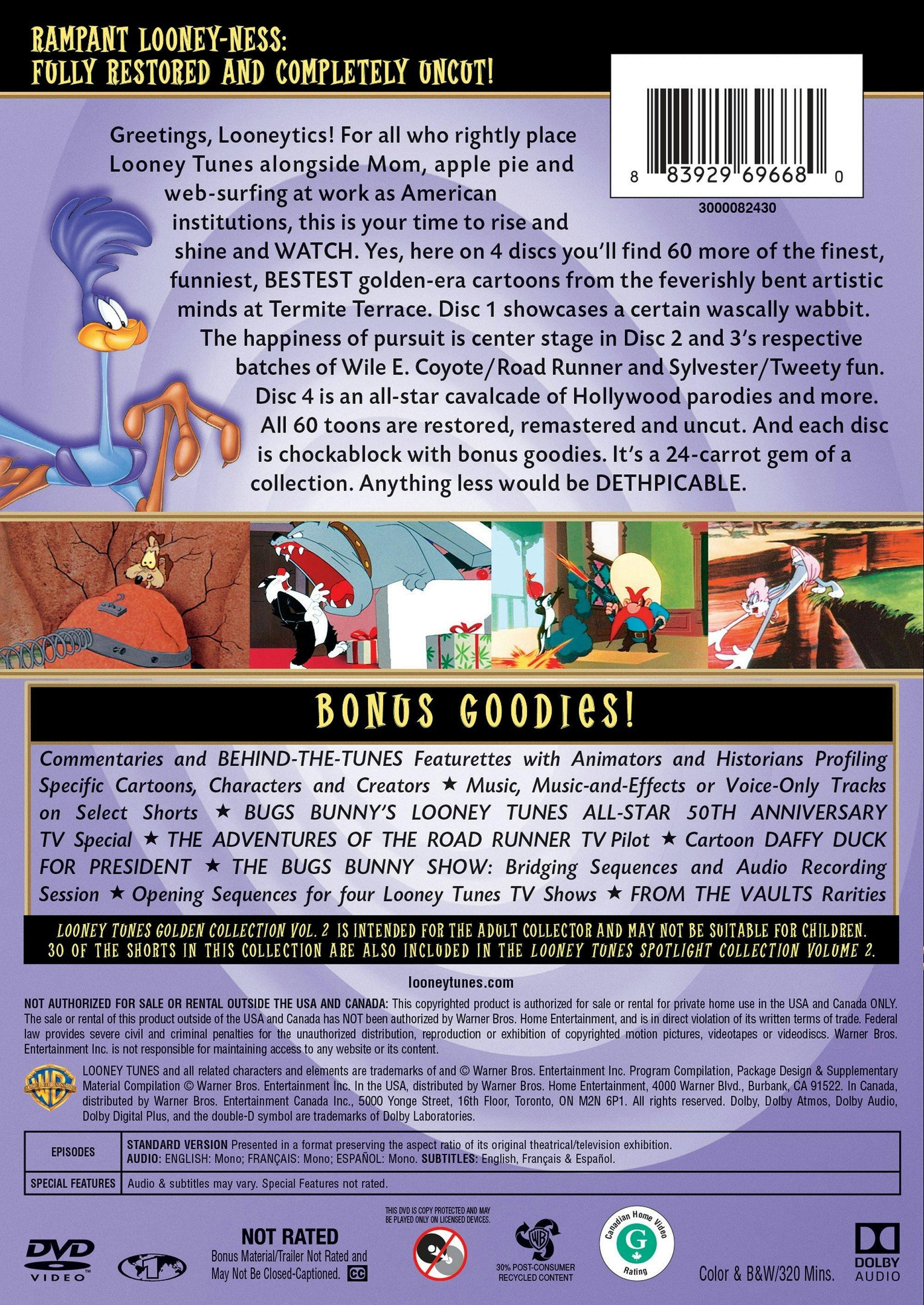 Angle. Looney Tunes - Looney Tunes Golden Collection: Volume Two   - DVD.