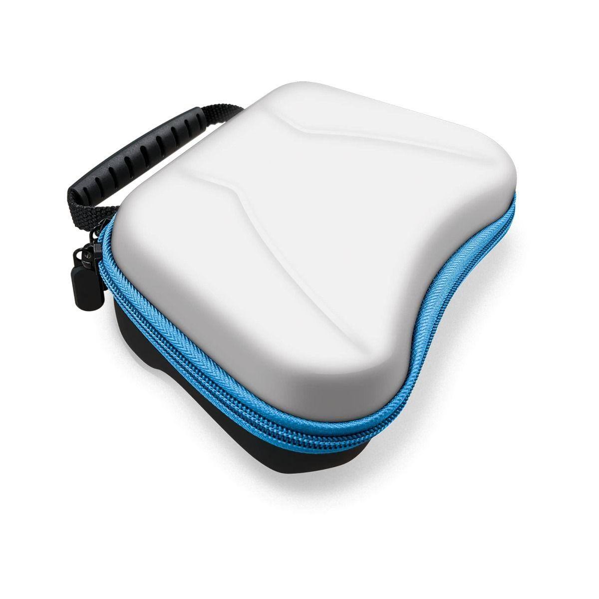 Left. Hyperkin - Hyperkin EVA Hard Shell Carrying Case - White.