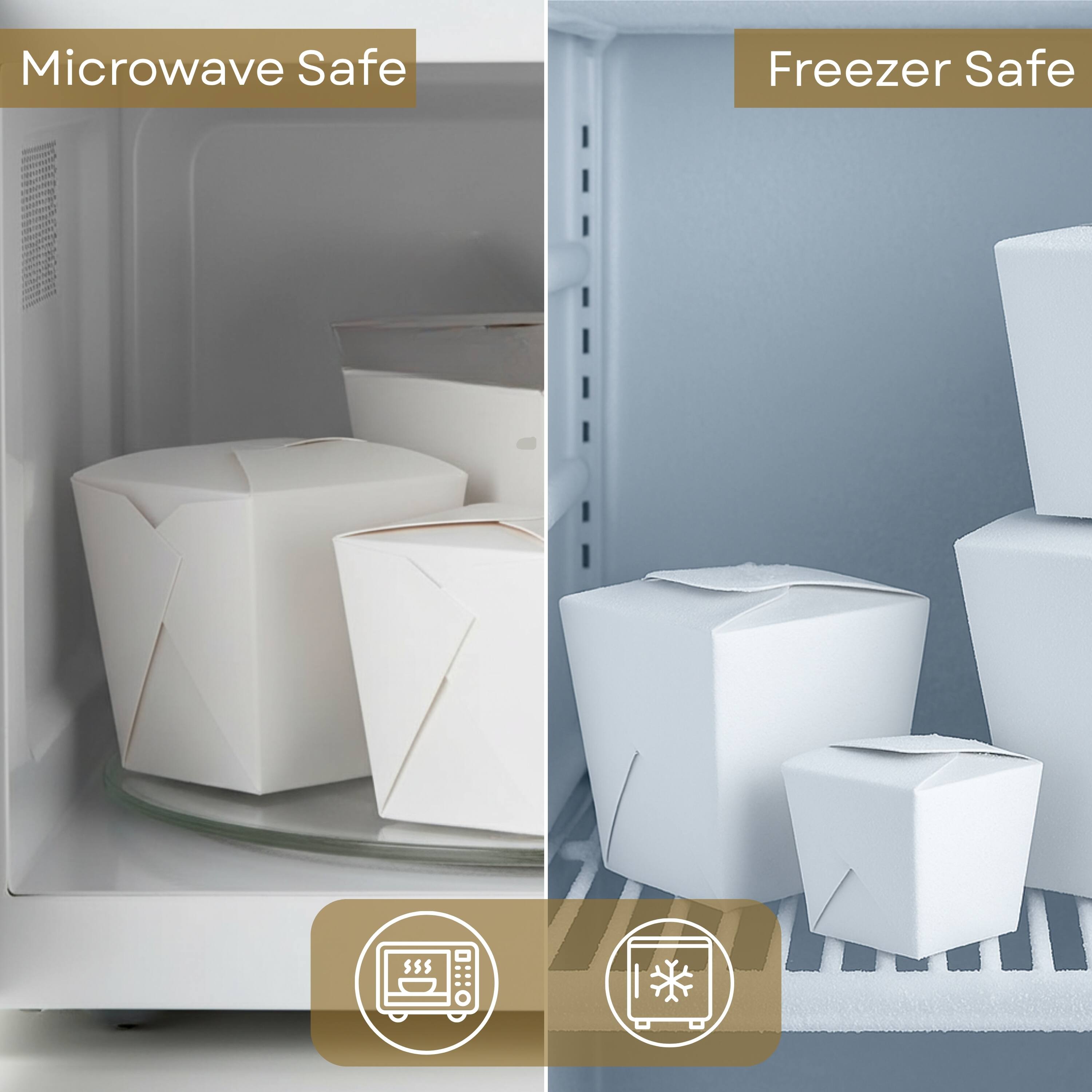 Microwave Safe  
Freezer Safe