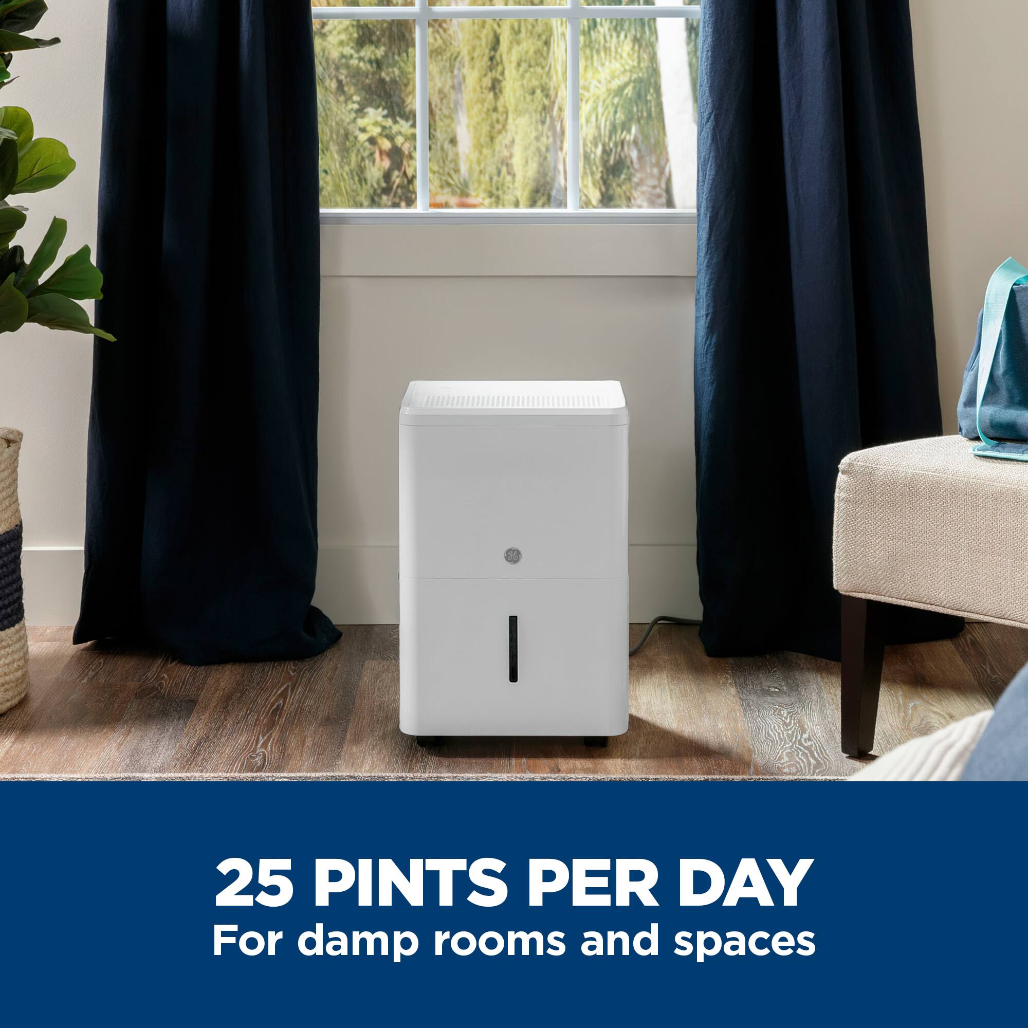 25 PINTS PER DAY  
For damp rooms and spaces