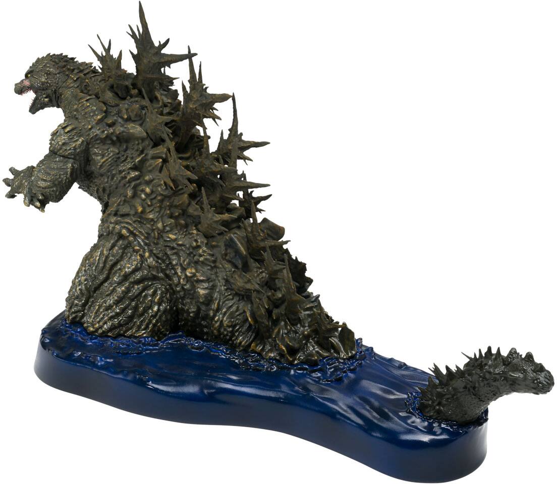 Back. Bandai - Godzilla Minus One Art Vignette Godzilla(2023) Offshore Image Ver. 10.6" Figure.