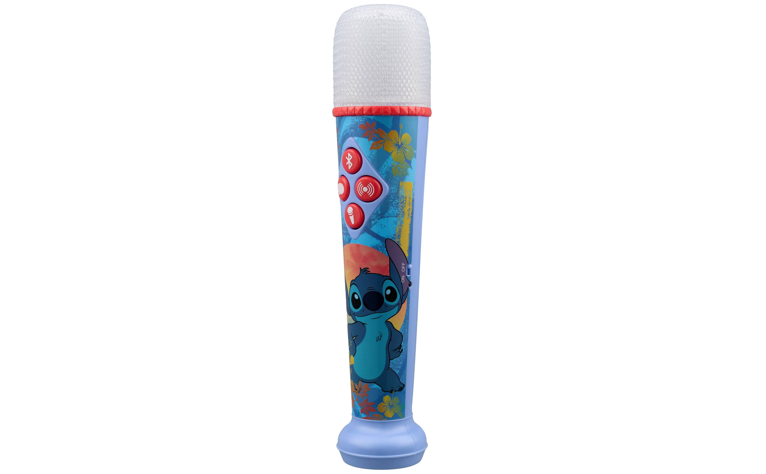 Alt View 1. eKids - eKids Disney Stitch Bluetooth Karaoke Microphone for Kids.
