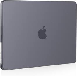 mosiso - MacBook Pro 14 inch Case for A3427 A3426 A3434 A3112 A3185 A3401 A2918 A2992 A2779 A2442, Matte Hard Case - Space Gray Clear